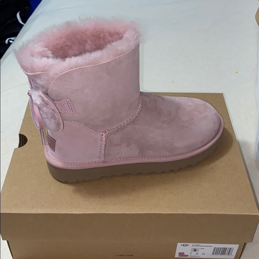 New Ugg Classic Double Bow Mini